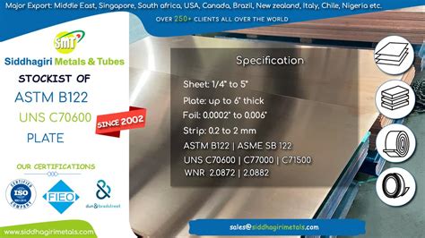 Astm B Uns C Plate Sb C C Sheet And Strip