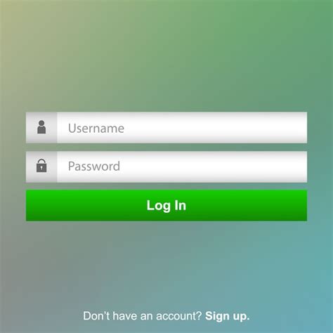 Premium Vector Login Form Page Password Screen Layout