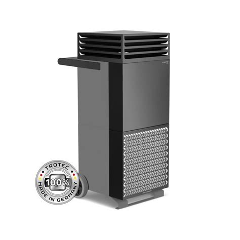 High Frequency Tac V Air Purifier Trotec Grey Basalt Black