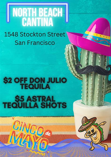 Cinco De Mayo W Drink Specials At North Beach Cantina Sf