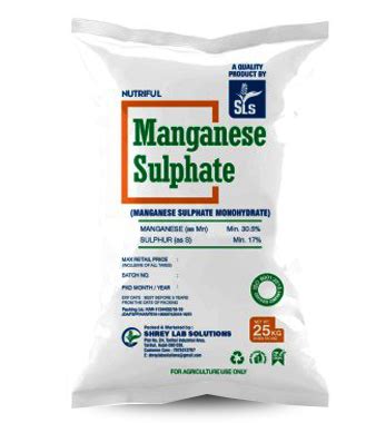 Manganese Sulphate Shrey Labs Solutions Hubli