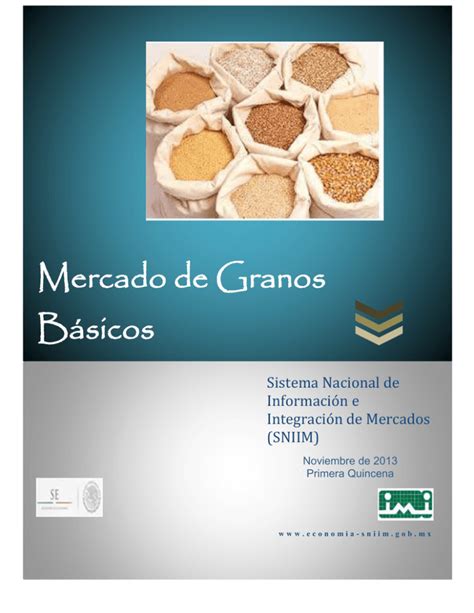 Mercado de Granos Básicos Sistema Nacional de Información e