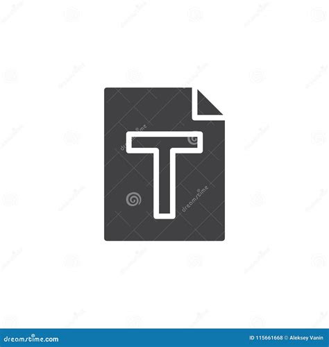 Icono Del Vector Del Formato De Archivo De Txt Ilustraci N Del Vector