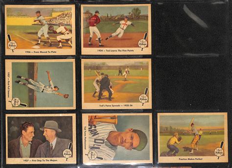 Lot Detail Fleer Ted Williams Partial Set Of Cards