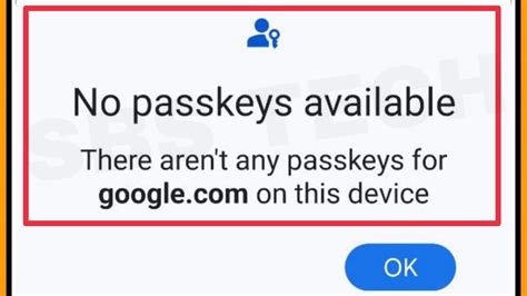 Google Account Play Store No Passkeys Available There Aren T