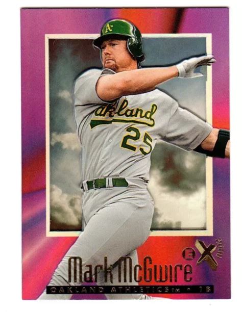 1997 E X2000 Fleerskybox 38 Mark Mcgwire Oakland Athletics As Eur 3