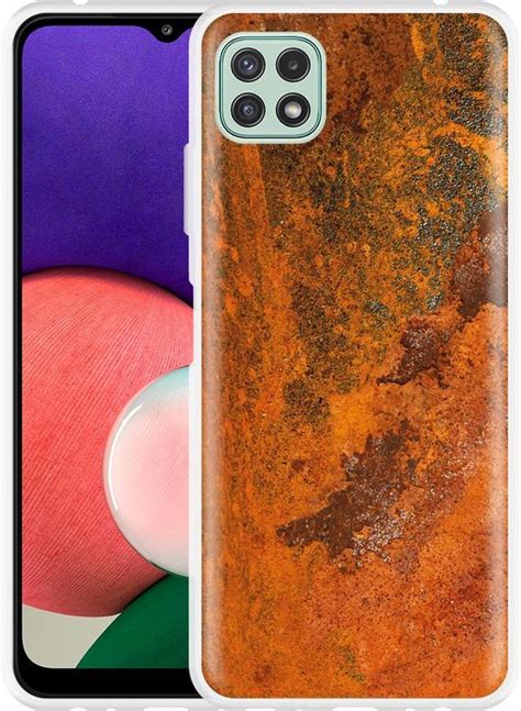 Samsung Galaxy A22 5G Hoesje Roestig Metaal Designed By Cazy Bol