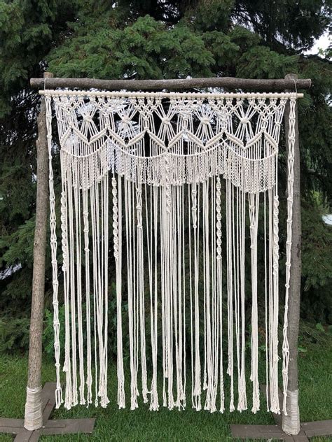 Wedding Macrame Backdrop Macrame Wedding Arch Photobooth Etsy