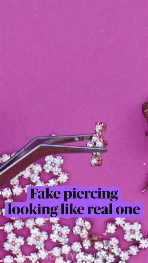 Fake Piercing Looking Like Real One Fake Piercing Nose Piercing Nose Piercing Fake