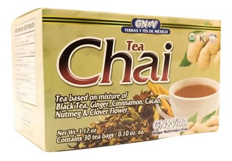 T Chai Sobres Gn Vida Cacao T Negro Canela Nuez Mercadolibre