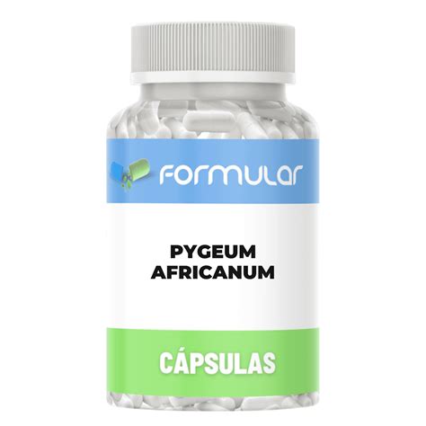 Pygeum Africanum 100Mg Cápsulas Auxiliar na saúde do sistema urinário