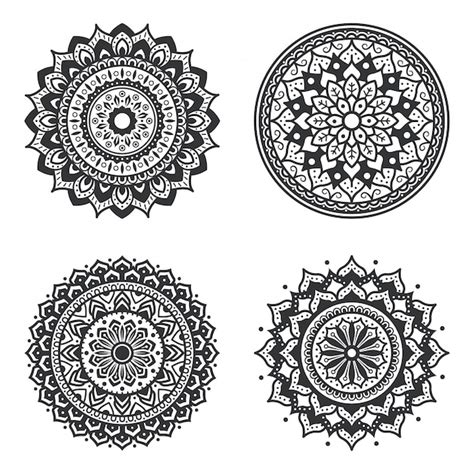 Premium Vector Mandala Element Collection