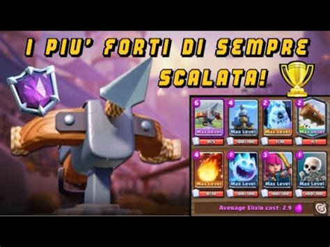 Uno Dei Migliori Deck Al Mondo X Bow Scalata Clash Royale Ita