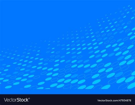 Abstract blue circle geometric pattern design Vector Image