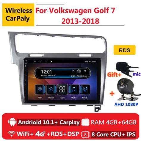 Din Core Android Car Radio Auto Stereo For Volkswagen Vw Golf