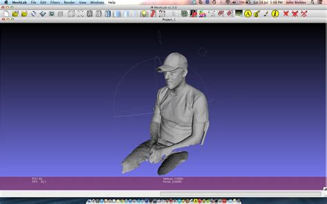 Using A Kinect As A 3D Scanner Dan On Chair At MakerFair Flickr