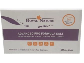 Premium Sea Salt Adv Pro 20 Kg Carton Box Royal Nature