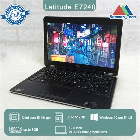 Jual Laptop Dell Latitude E7240 Core I5 Gen4 Ram 8gb Ssd 256gb Slim Shopee Indonesia