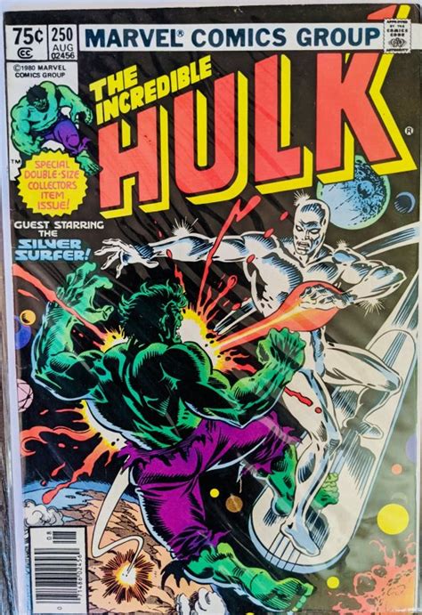 The Incredible Hulk 250 1980 Comic Books Bronze Age Marvel