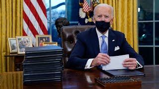 Inauguration Day News Joe Biden Signs Executive Orders On