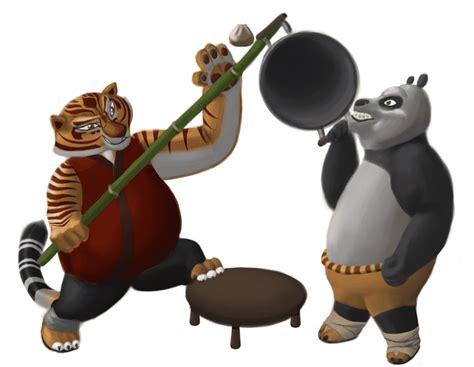 Tigresa Po Panda Gigante Kung Fu Panda Gorda Kung Fu Panda Carnivoran