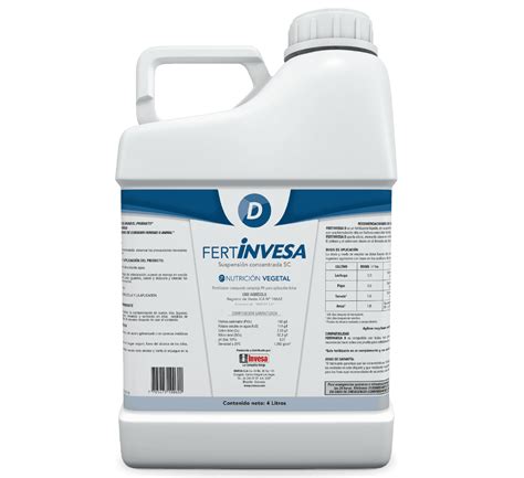 Fertilizante Foliar Fertinvesa D Sc 4 Litros Croper