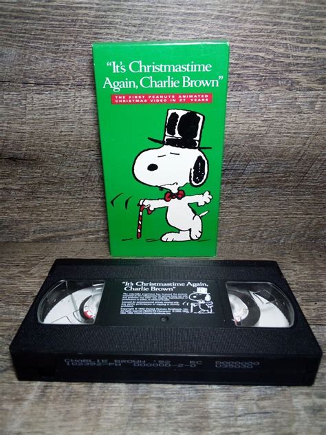 It S Christmastime Again Charlie Brown Vhs Video Original