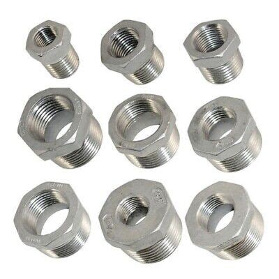 M X Male X Metric Female Thread Hex Reducer Bushing Pipe Fitting