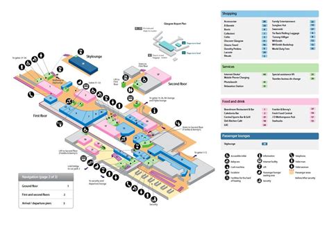 Glasgow Airport Terminal Maps Glasgow Airport Glasgow Airports