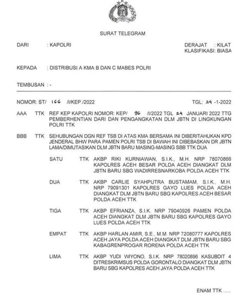 AKBP Carlie Syahputra Jabat Kapolres Aceh Besar