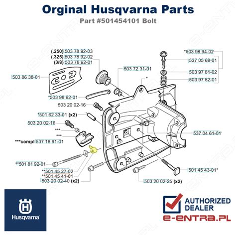 Napinacz A Cucha Pilarki Husqvarna Entra