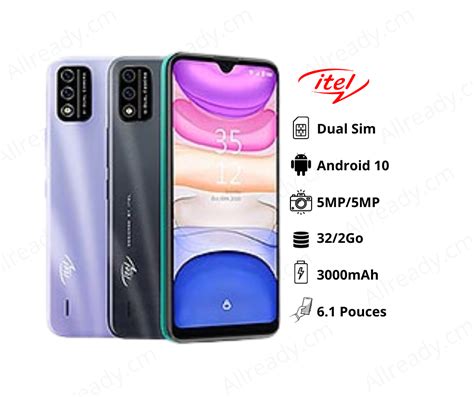 ITEL A48 32/2GO - 12 +1 Mois De Garantie - AllReady