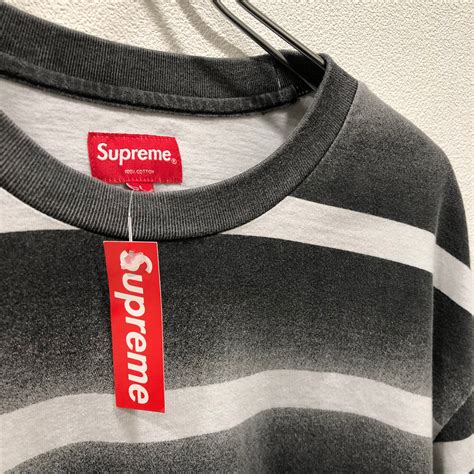 Supreme Fade Stripe L S Top 新品・未使用 One Day Store