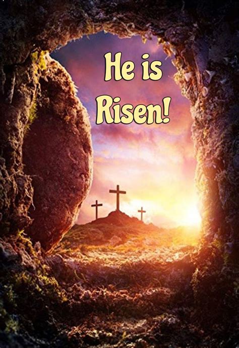 He Is Not Here He Has Risen Just As He Said Matthew Easter