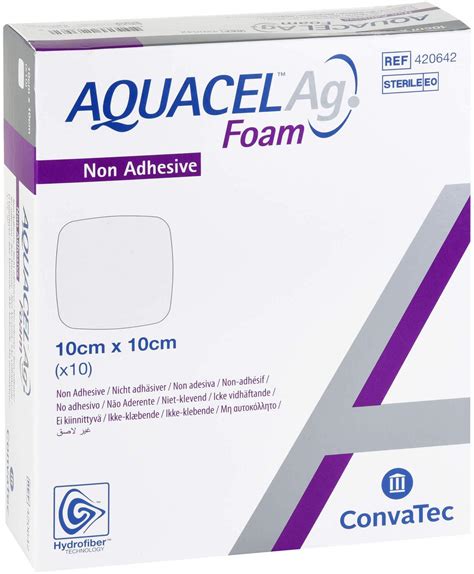 Aquacel AG Foam Nicht Adhäsiv 10x10 cm Verband kaufen Volksversand