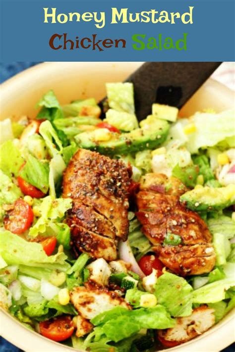 Honey Mustard Chicken Salad My Recipe Treasures Recipe Honey Mustard Chicken Salad Honey