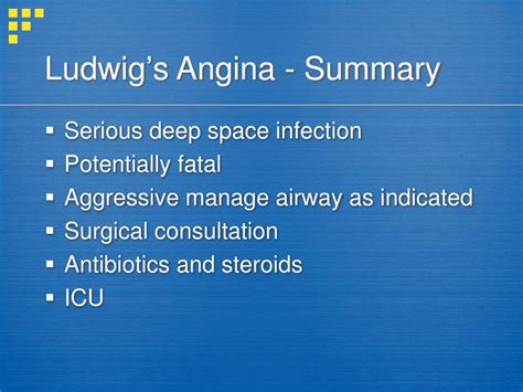 Ppt Ludwig ’ S Angina Powerpoint Presentation Free Download Id 153774