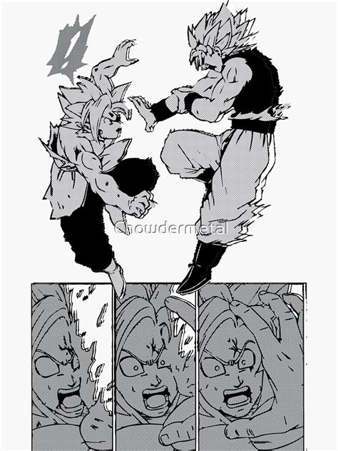 "Goku Vs Zamasu" Sticker for Sale by Chowdermetal | Redbubble