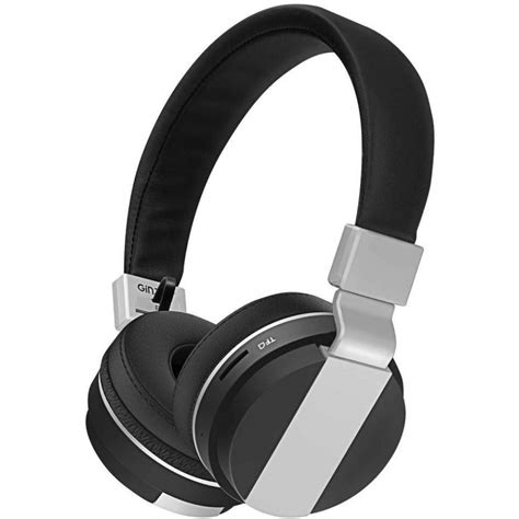 Закрытые беспроводные наушники GiNZZU GM-351BT Black для компьютера ...