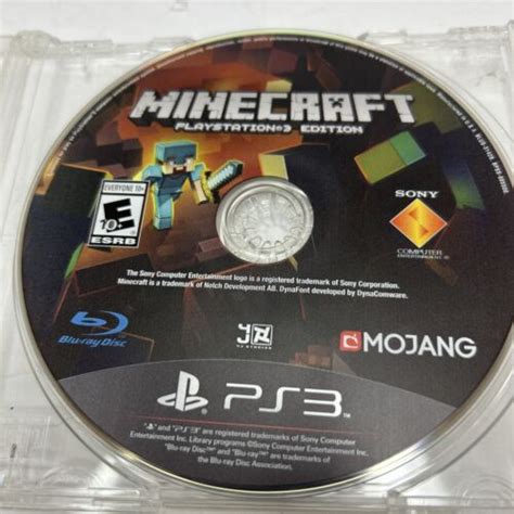 Minecraft Playstation 3 Edition Sony Playstation 3 2014 Ps3 Disc