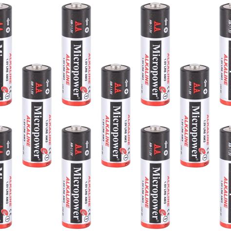 1 5V AA Size Lr6 Am 3 No 5 Non Rechargeable Alkaline Battery For Toys