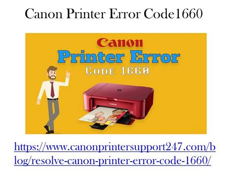 Canon Printer Error Code Log Resolve Canon Printer Error Code