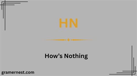 hn   text complete guide
