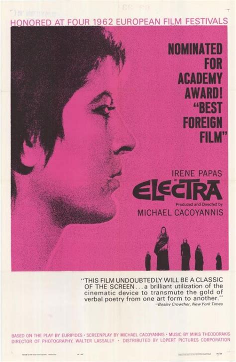 Electra Movie Poster Print 27 X 40 Item Movgh3223 Posterazzi