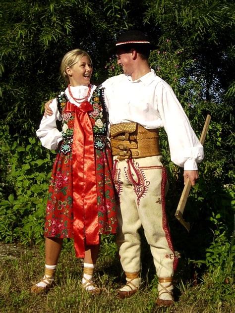 Folk costumes from Łącko region (górale... - Polish Folk Costumes ...