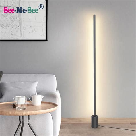 Modern Minimalist Nordic Creative Standing Led Floor Lamp For Living Room