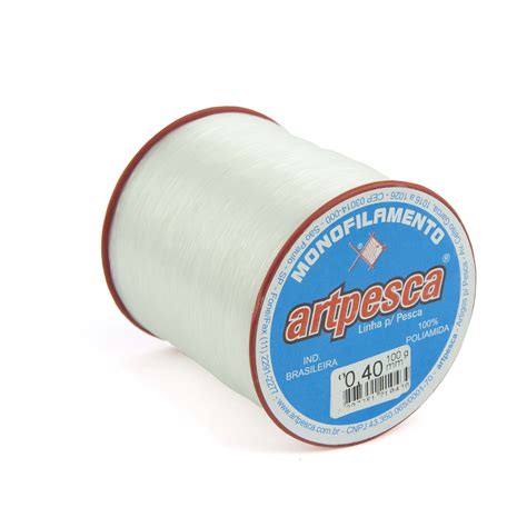 Linha De Nylon Artpesca Mm Gr Artpesca Artigos Para Pesca