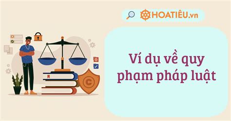 Ví dụ về quy phạm pháp luật Ví dụ cụ thể về quy phạm pháp luật