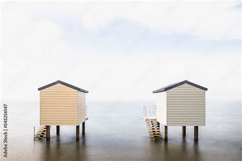 Beach Huts Stock Photo | Adobe Stock