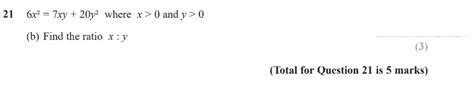 Gcse Maths Quadratic Equations Past Paper Questions Pi Academy